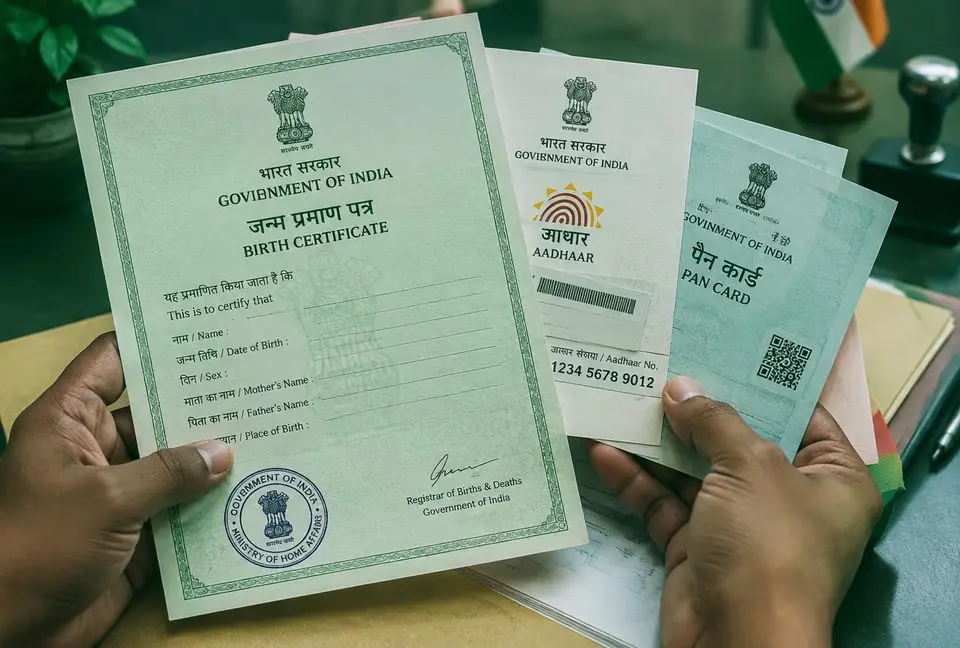 प्रमाण पत्र और आवश्यक दस्तावेज